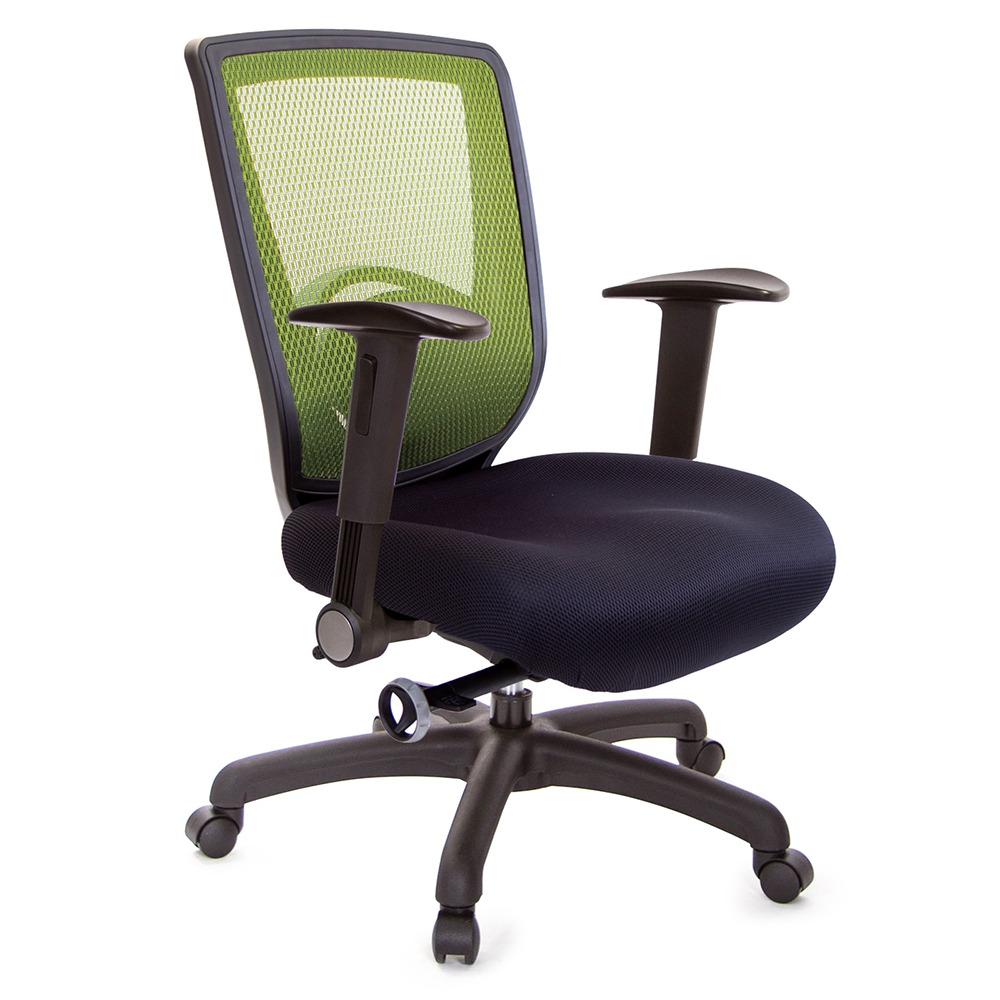 GXG  重量級 短背泡棉座 電腦椅 (摺疊扶手) 型號52F6 E1-規格圖5