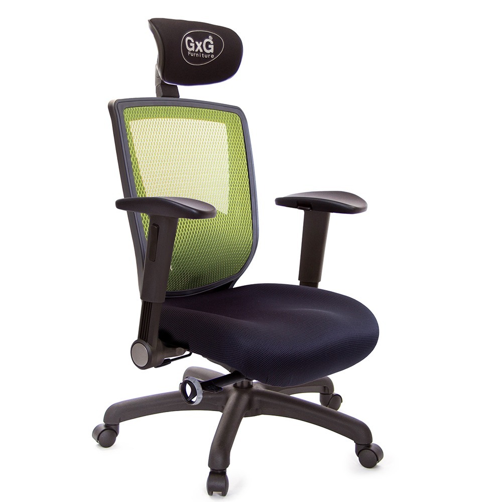 GXG  重量級 高背泡棉座 電腦椅 (滑面摺疊扶手) 型號82F6 EA1J-規格圖6