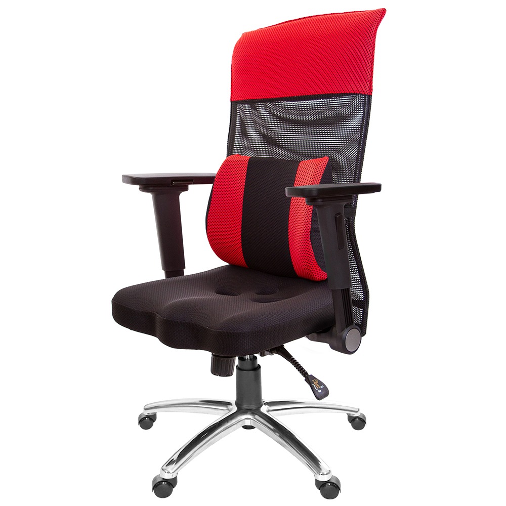 GXG 高背美臀 電腦椅 (4D平面摺疊扶手/鋁腳) 型號8358 LUA1H-細節圖2