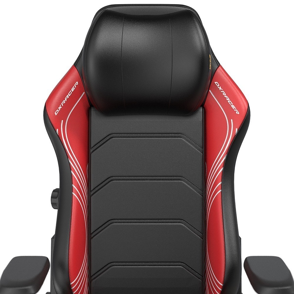 DXRACER MASTER大師 電競賽車椅 (黑紅色/皮面)-細節圖4