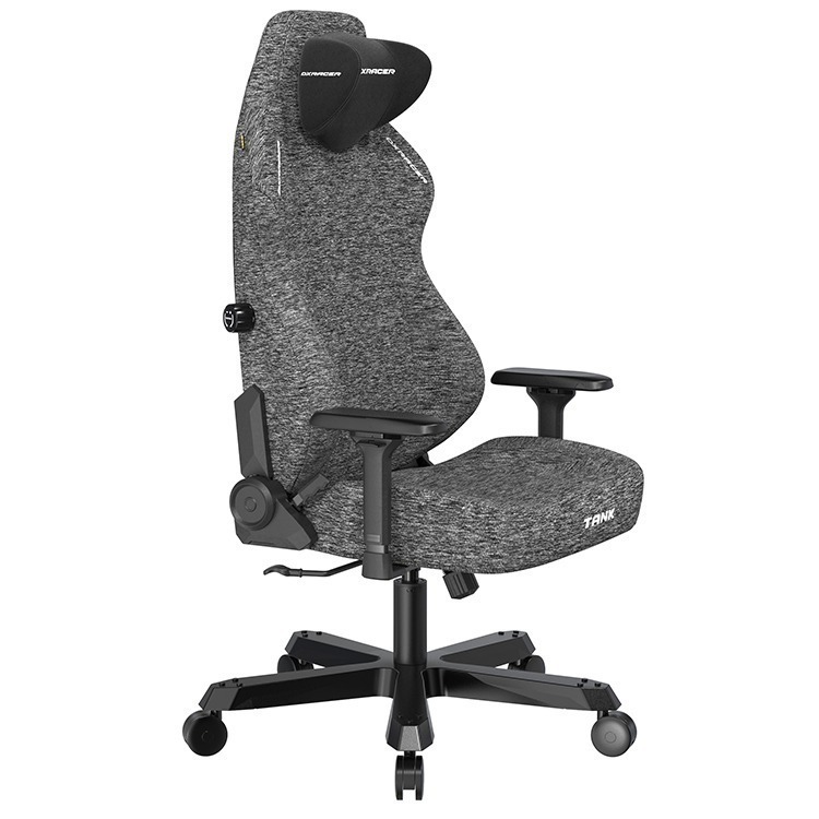 DXRACER TANK泰坦級 電競賽車椅 (灰色/布面)-規格圖6