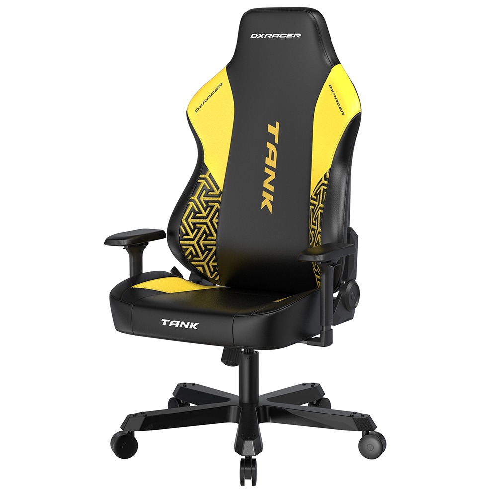 預購 DXRACER TANK泰坦級 電競賽車椅 (黑黃色/皮面)-細節圖3