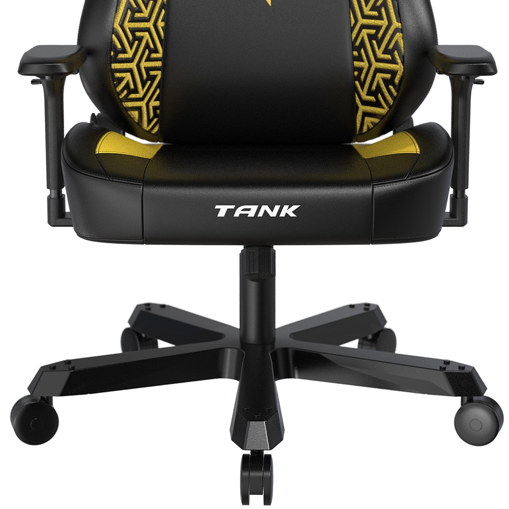 預購 DXRACER TANK泰坦級 電競賽車椅 (黑黃色/皮面)-細節圖6