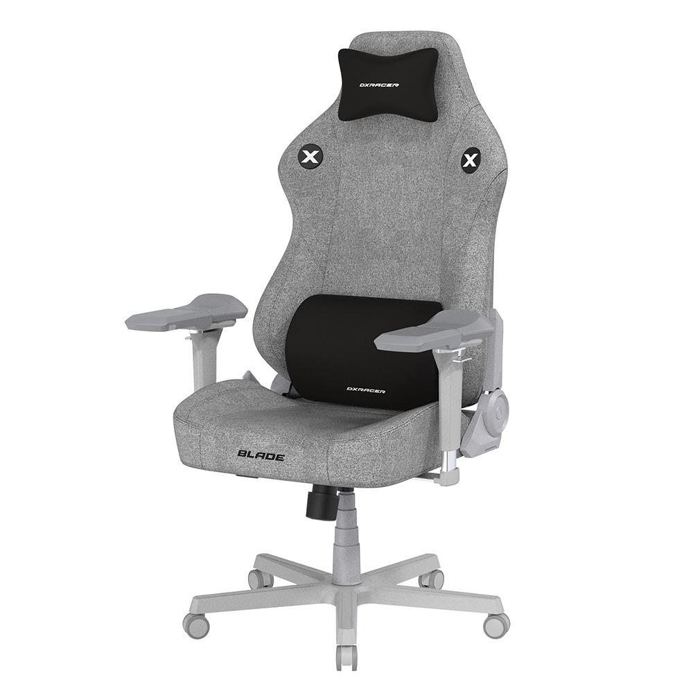 DXRACER 電競賽車椅 利刃 (6D扶手/布面灰色)-規格圖9