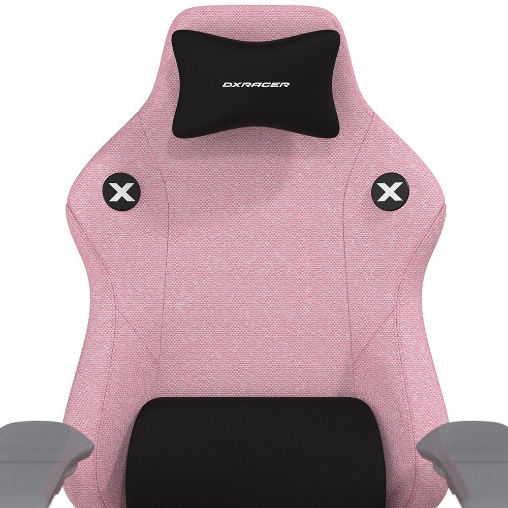 DXRACER 電競賽車椅 利刃 (6D扶手/布面粉紅色)-細節圖3