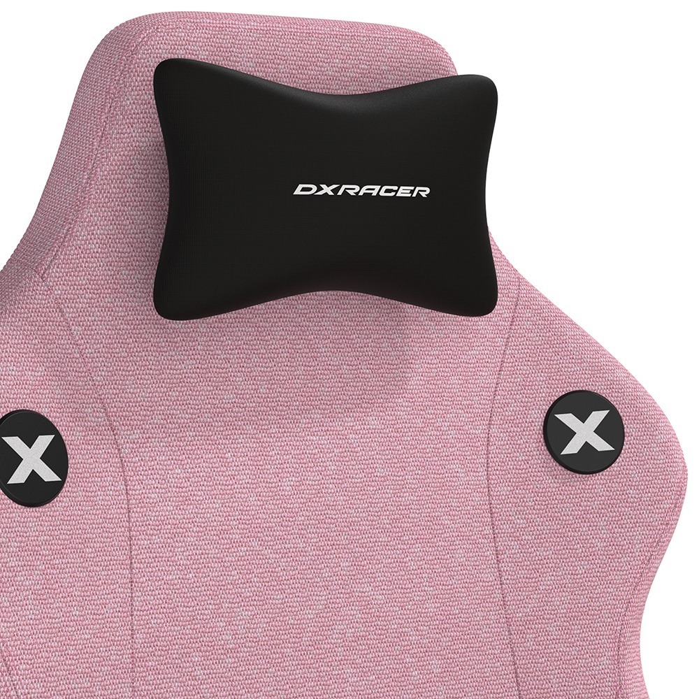 DXRACER 電競賽車椅 利刃 (6D扶手/布面粉紅色)-細節圖4