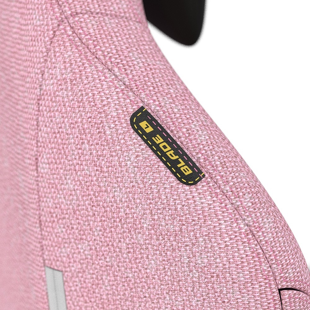 DXRACER 電競賽車椅 利刃 (6D扶手/布面粉紅色)-細節圖5