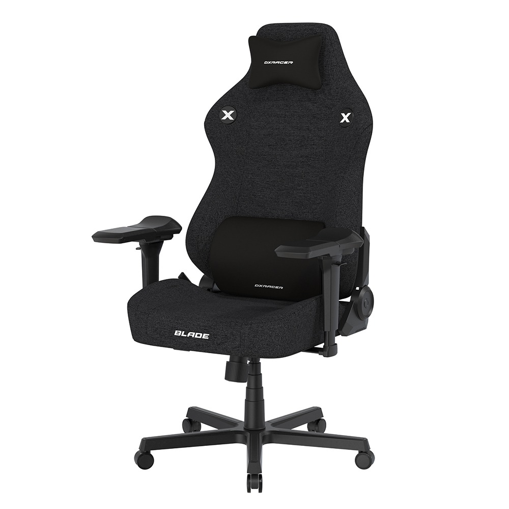 DXRACER 電競賽車椅 利刃 (6D扶手/布面黑色)-規格圖8