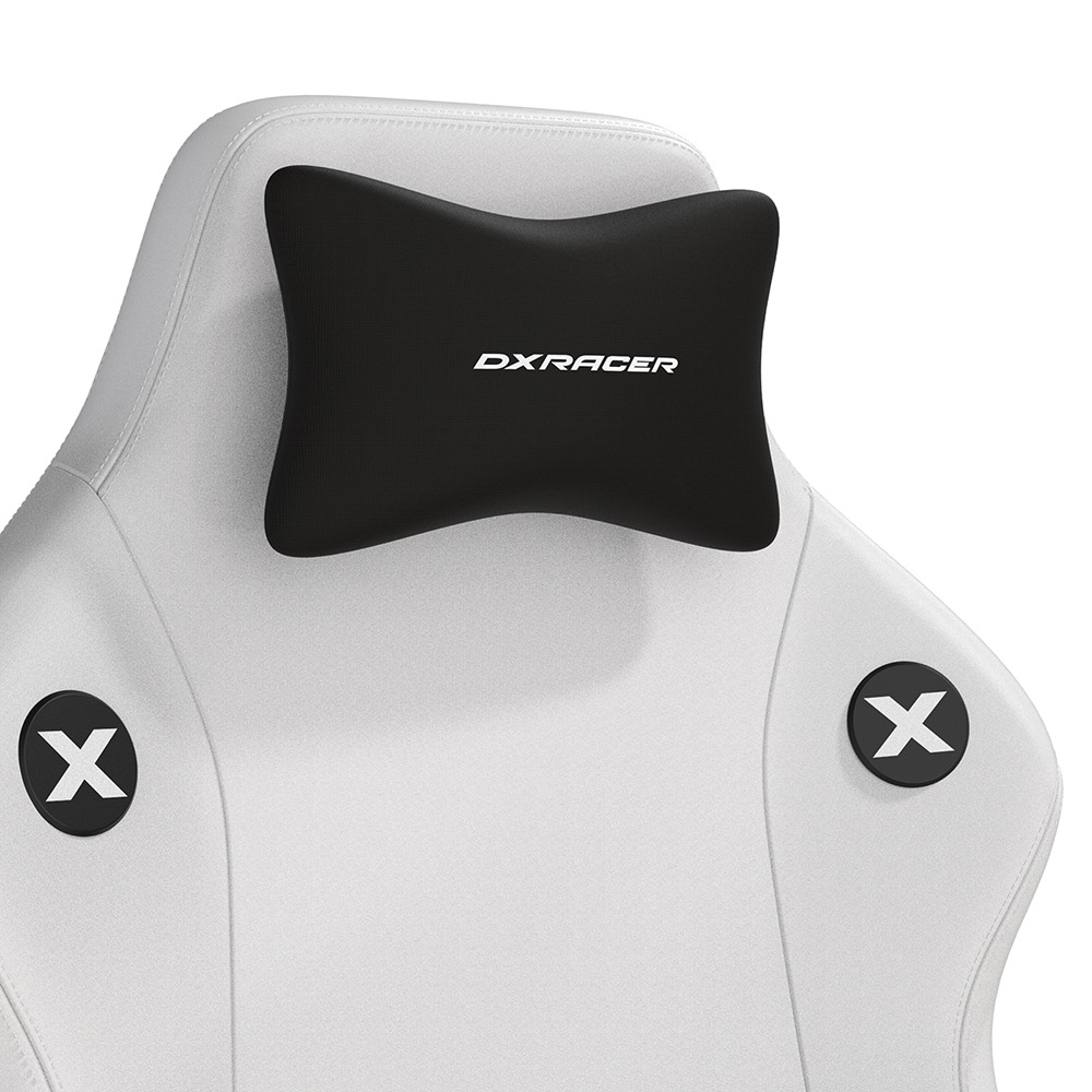 DXRACER 電競賽車椅 利刃 (6D扶手/皮面白色)-細節圖3