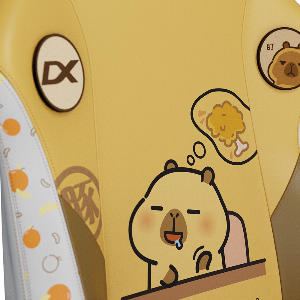 DXRACER 卡皮巴拉豪華款 電競賽車椅(6D扶手/中型皮面)-細節圖4