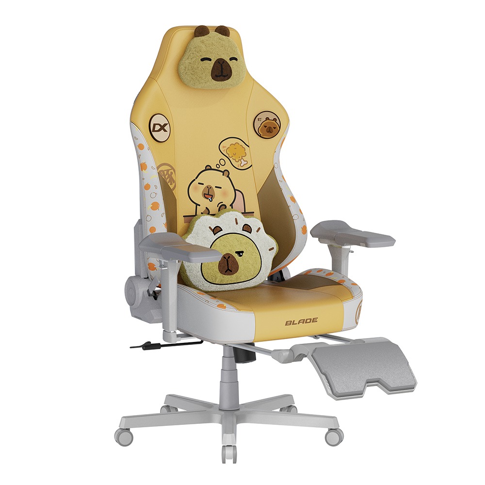 DXRACER 卡皮巴拉豪華款 電競賽車椅(6D扶手/中型皮面)-規格圖8