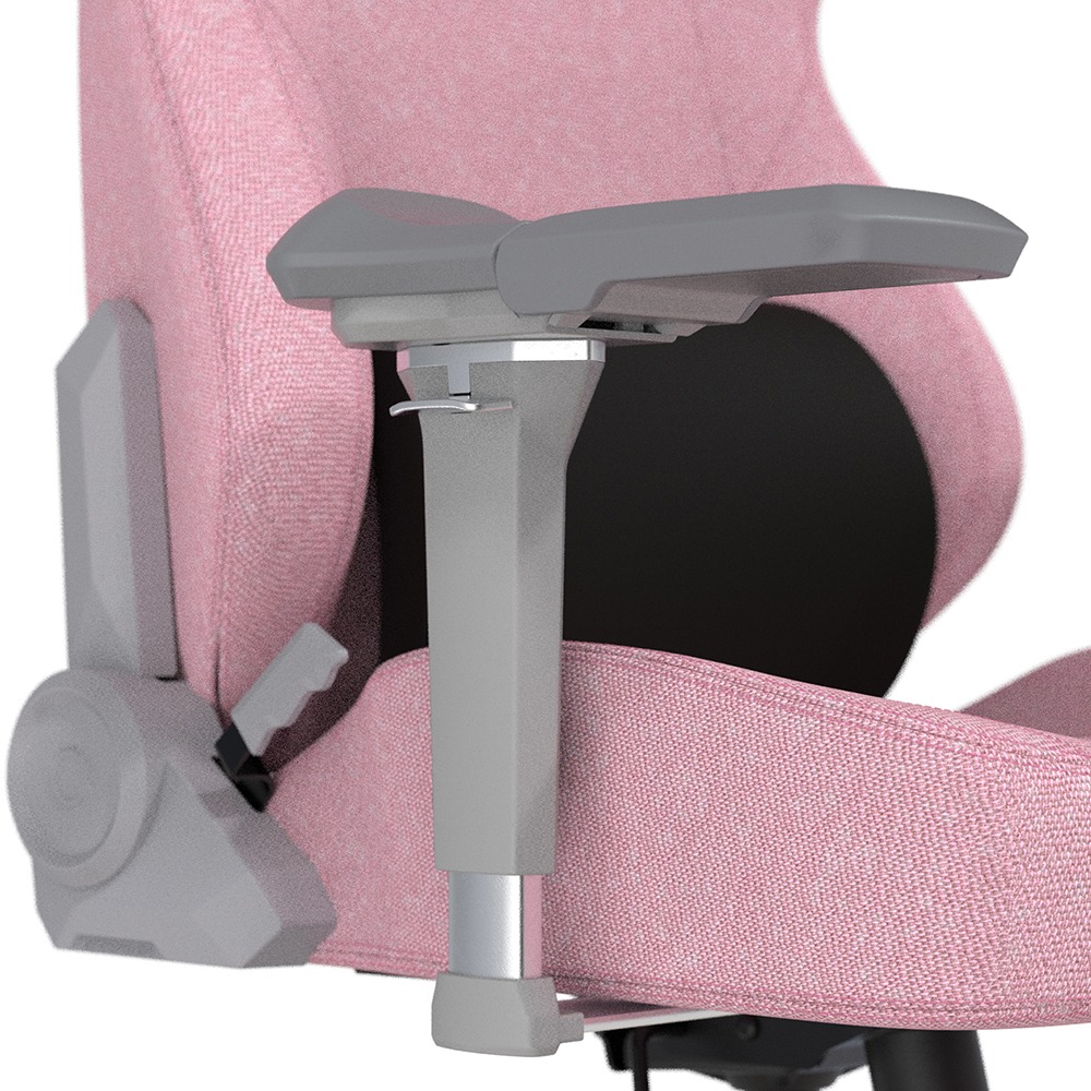 DXRACER 利刃豪華款 電競賽車椅(6D扶手/布面粉紅色)-細節圖5