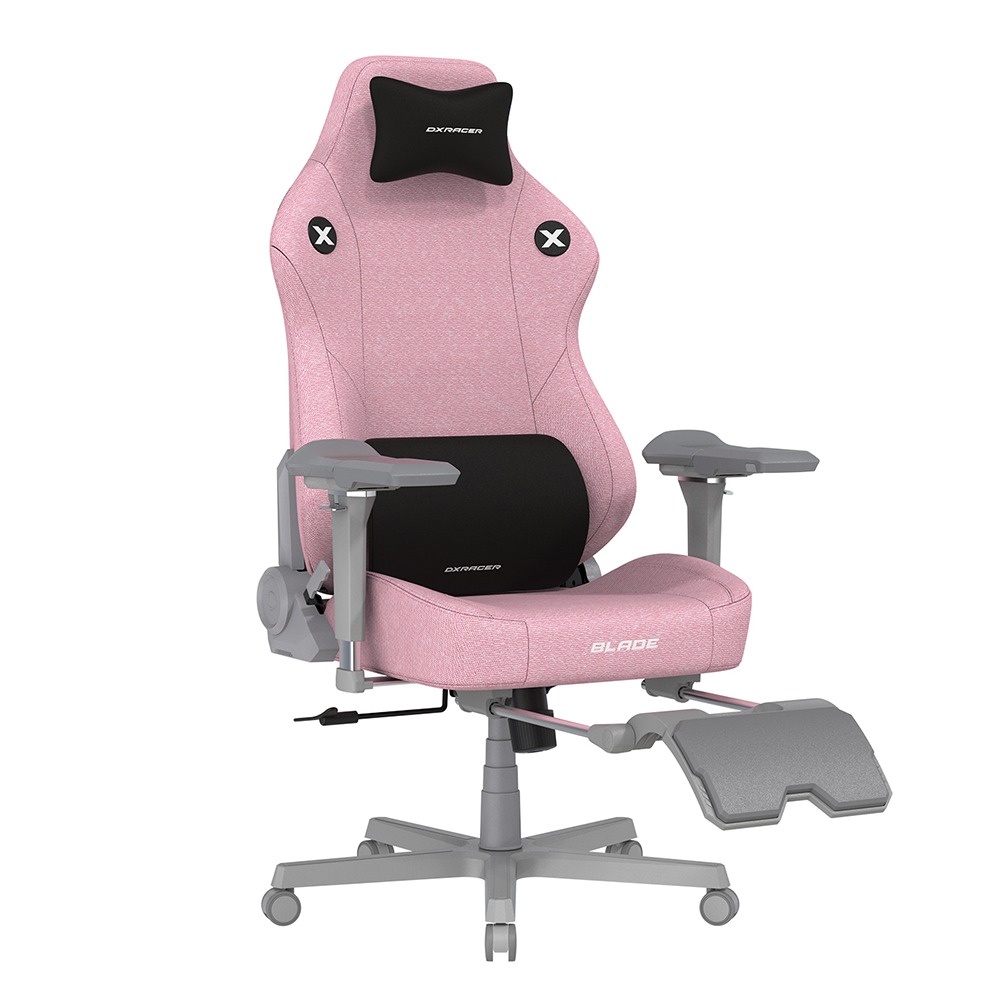 DXRACER 利刃豪華款 電競賽車椅(6D扶手/布面粉紅色)-規格圖8