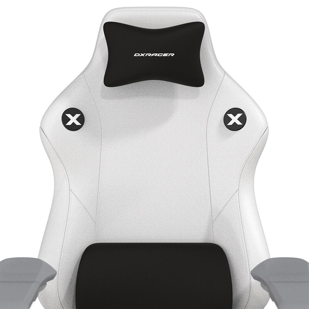 DXRACER 利刃豪華款 電競賽車椅(6D扶手/皮面白色)-細節圖4