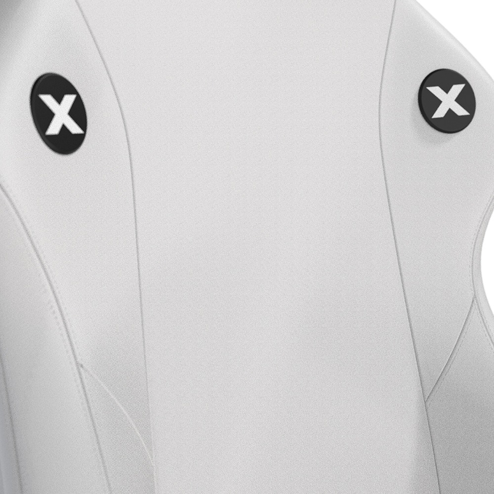 DXRACER 利刃豪華款 電競賽車椅(6D扶手/皮面白色)-細節圖5