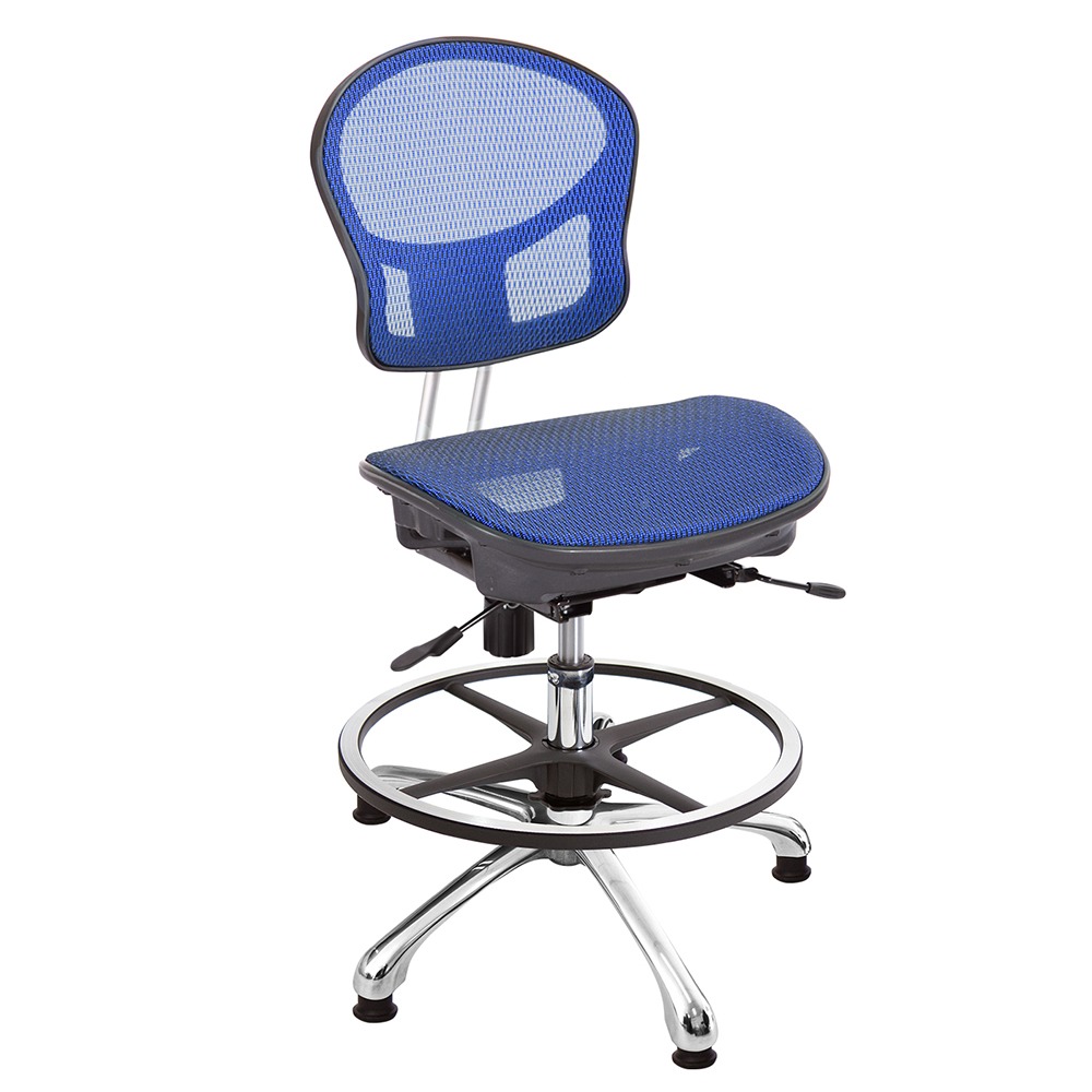 GXG 全網工作椅 (16升降/鋁腳) 型號8042LUK-細節圖2