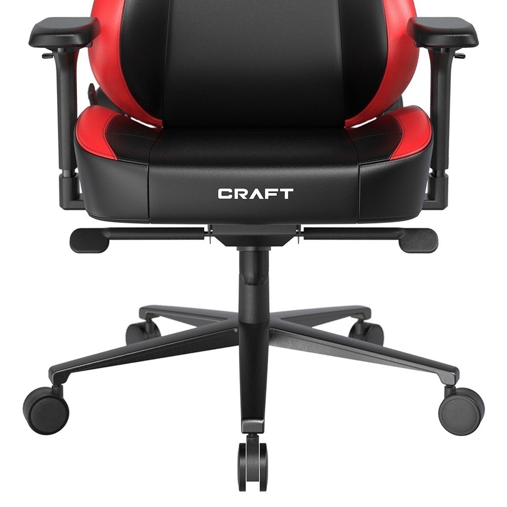 DXRacer 工藝craft 電競賽車椅 (黑紅色/皮面)-細節圖5