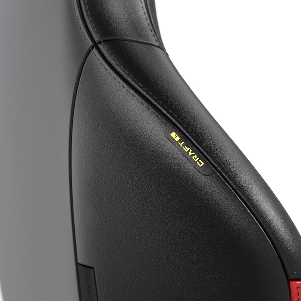 DXRacer 工藝craft 電競賽車椅 (黑紅色/皮面)-細節圖7