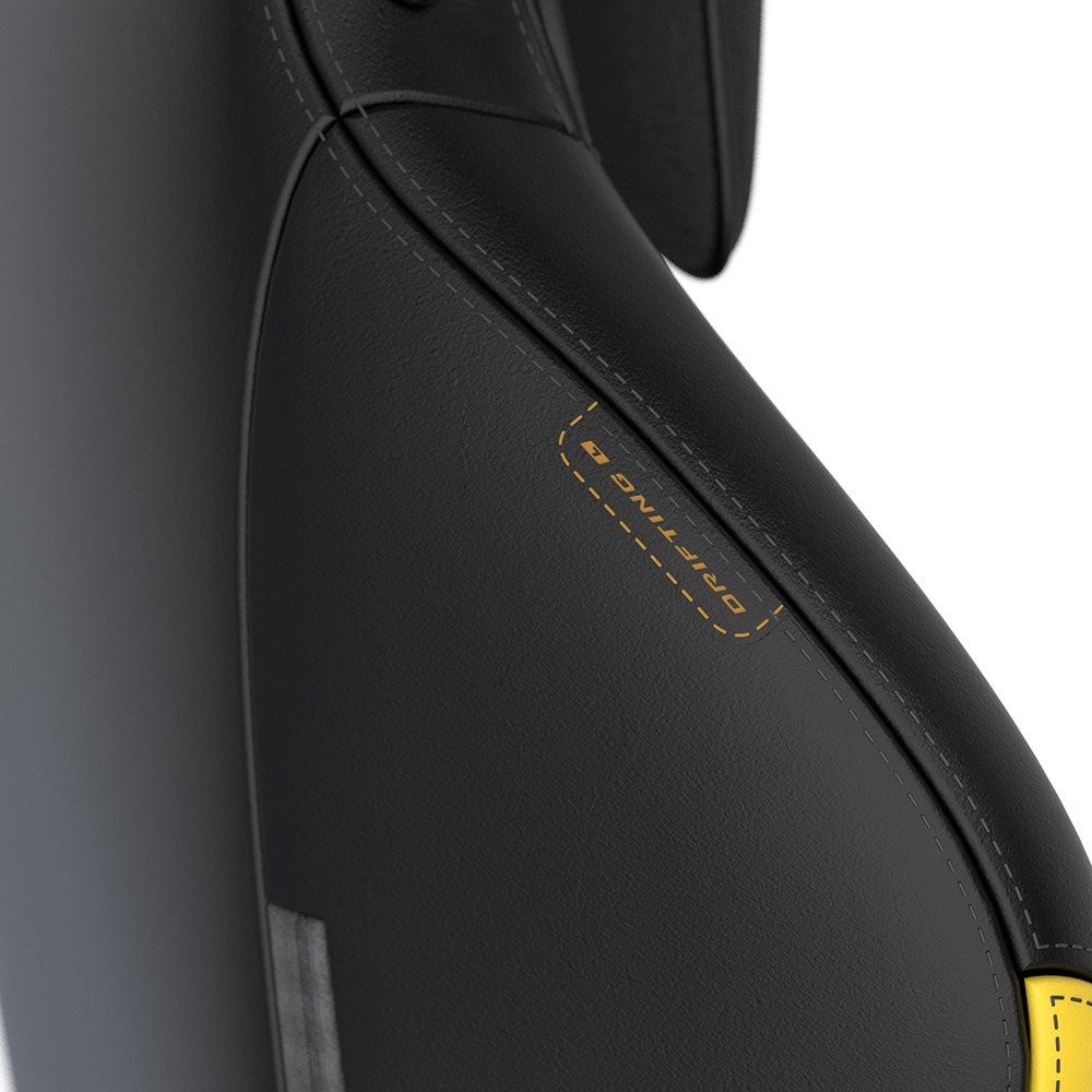 Dxracer 飄移 電競賽車椅 (皮面/黑黃) DXDF006-細節圖7