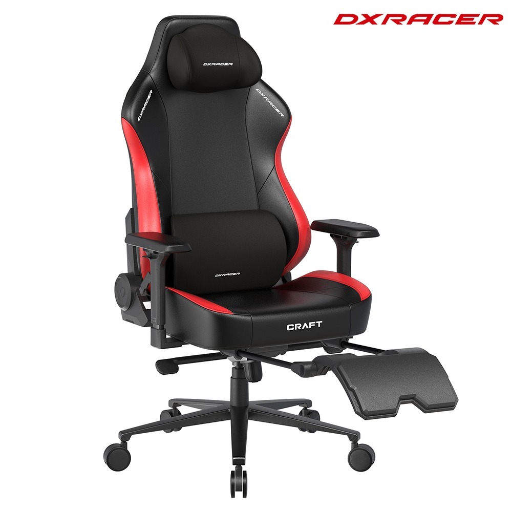 ※售完  Dxracer  工藝豪華款 電競賽車椅 (皮面/黑紅色) Craft大型XL款-規格圖8