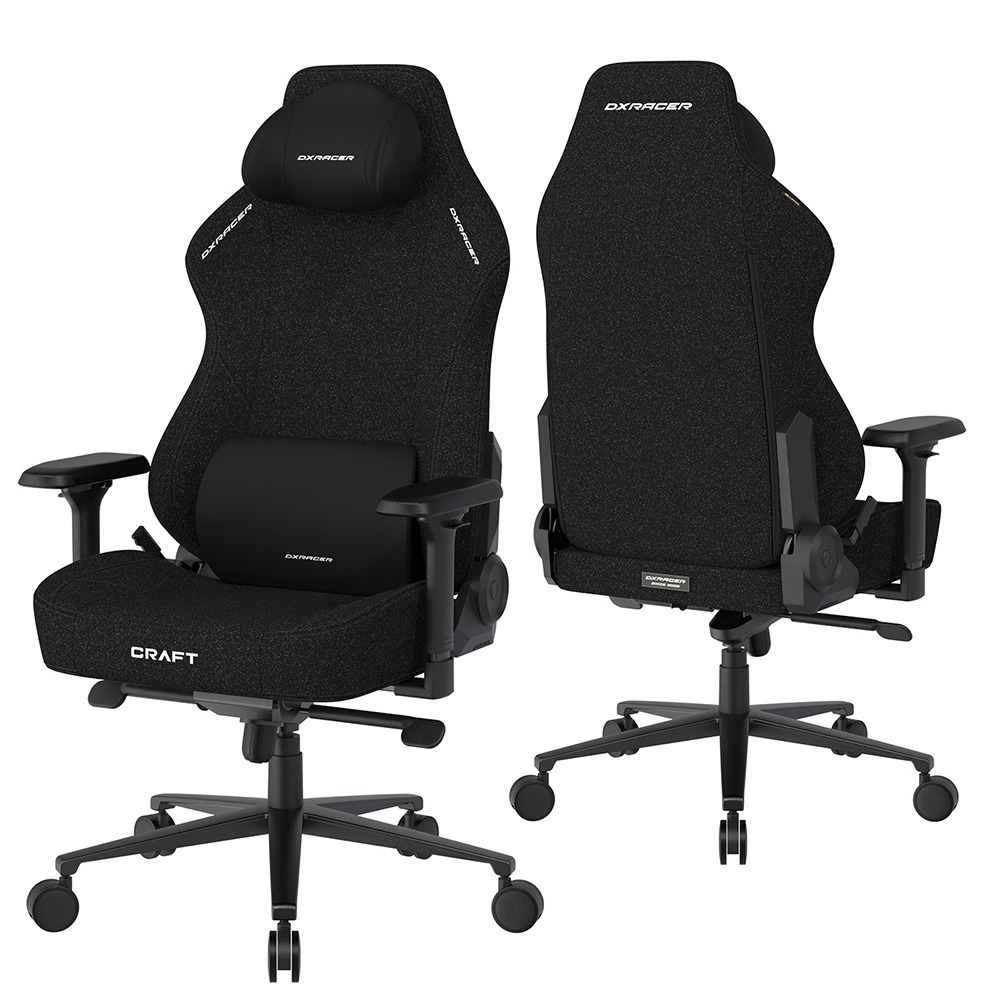 Dxracer  工藝豪華款 電競賽車椅 (布面/黑色) Craft中型L款-細節圖3