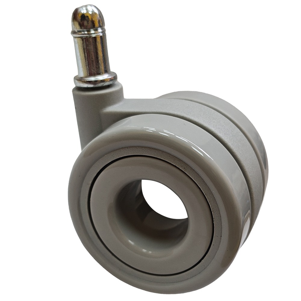 電腦椅輪子 彈力PU輪/灰中空滑輪組  (6cm/一組五顆) WHEEL-020-規格圖3