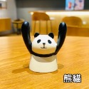 創意動物名片夾 名片架 治癒桌面擺件 療育小物 舉手名片夾 卡片展示 memo夾 小擺件 裝飾 名片盒 名片-規格圖8