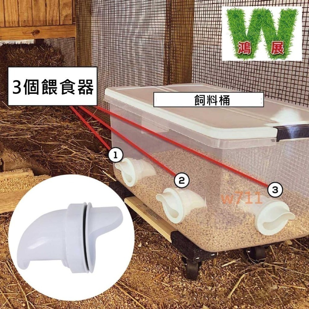 雞 鴨 雞鴨餵食器 下雨天不用擔心 飼料 淋濕 雞用品 <現貨+發票> w711鴻展-細節圖3