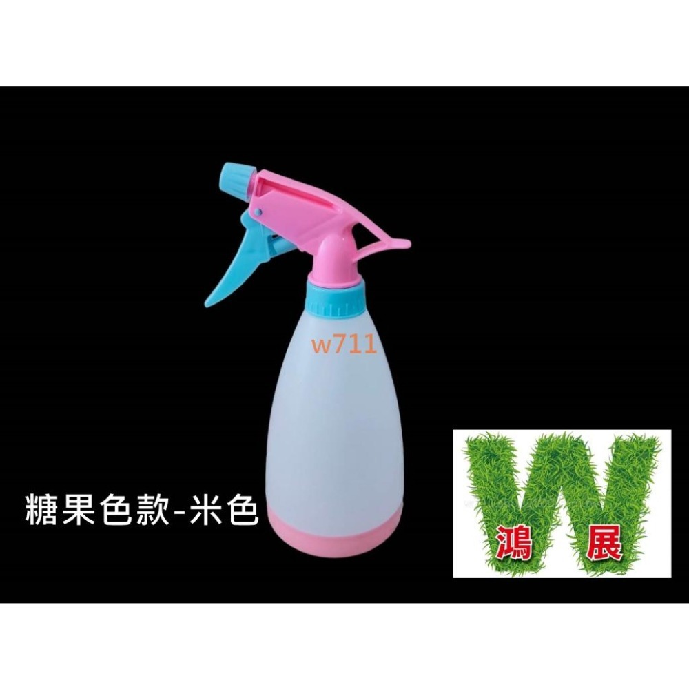 噴水瓶 噴水壺 手壓 糖果色 馬卡龍 500ML 園藝澆花 灑水壺 酒精 手壓噴壺 居家清潔 <現貨+發票>w711鴻展-細節圖7