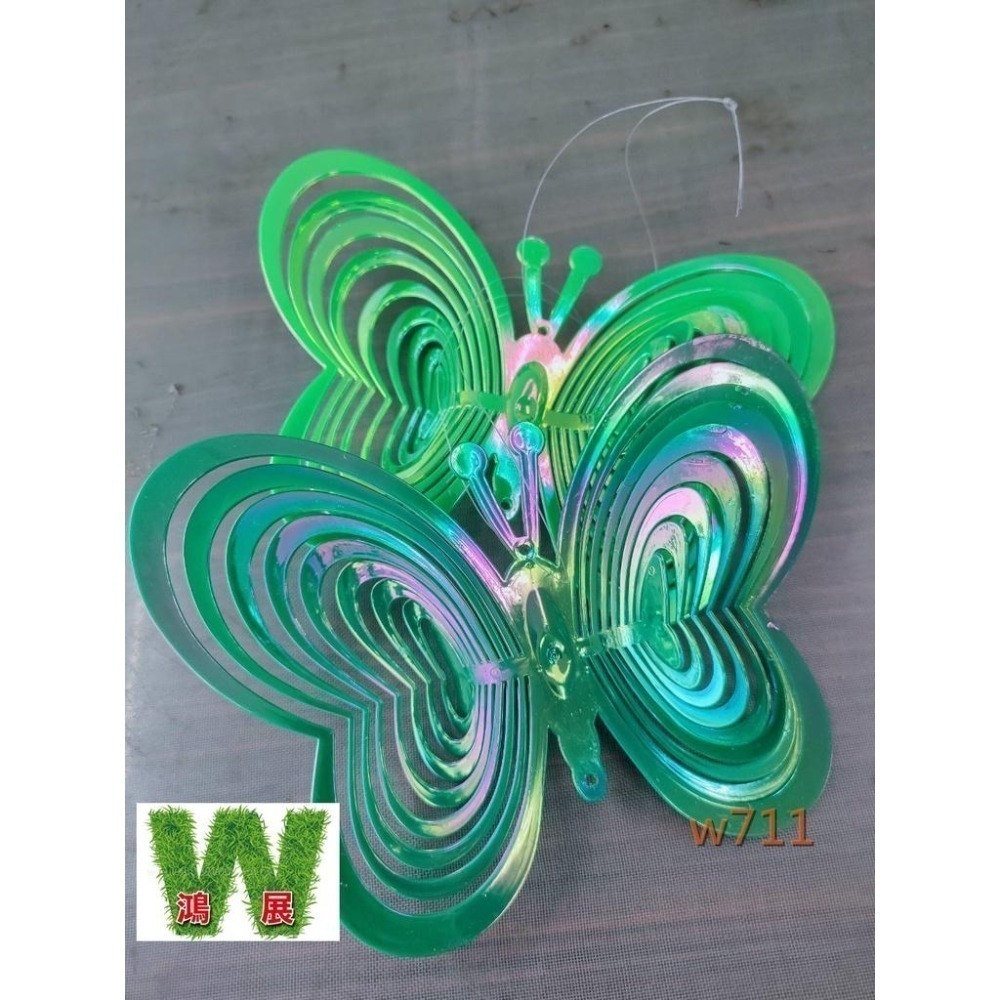 驅鳥 防鳥 蝴蝶型  驅鳥 蝴蝶型  防鳥  彩色反光風鈴 <現貨+發票>w711鴻展-細節圖6