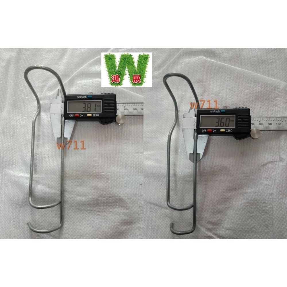 彈簧管夾 彈簧夾 錏管夾 溫室管夾 鍍鋅管夾  [10支裝] 共23種尺寸 亞管夾  鐵管 搭棚  溫室 w711鴻展-細節圖8