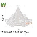 w711鴻展 防爛根 蘭花盆 瀝水罩 防爛濾水罩 疏水罩 漏水 通風 透氣罩 瀝水網 錐形 火山形 防漏 網罩 定植 種-規格圖10