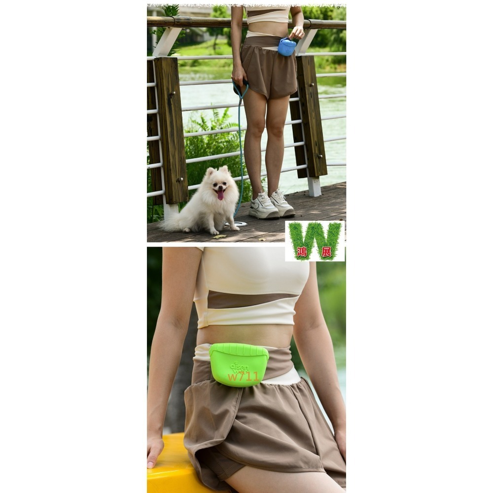 w711鴻展 貓狗 訓犬 零食包 寵物 戶外腰包 隨身 攜帶 外出 狗狗 外出 戶外 攜帶 Aisenwe-細節圖8