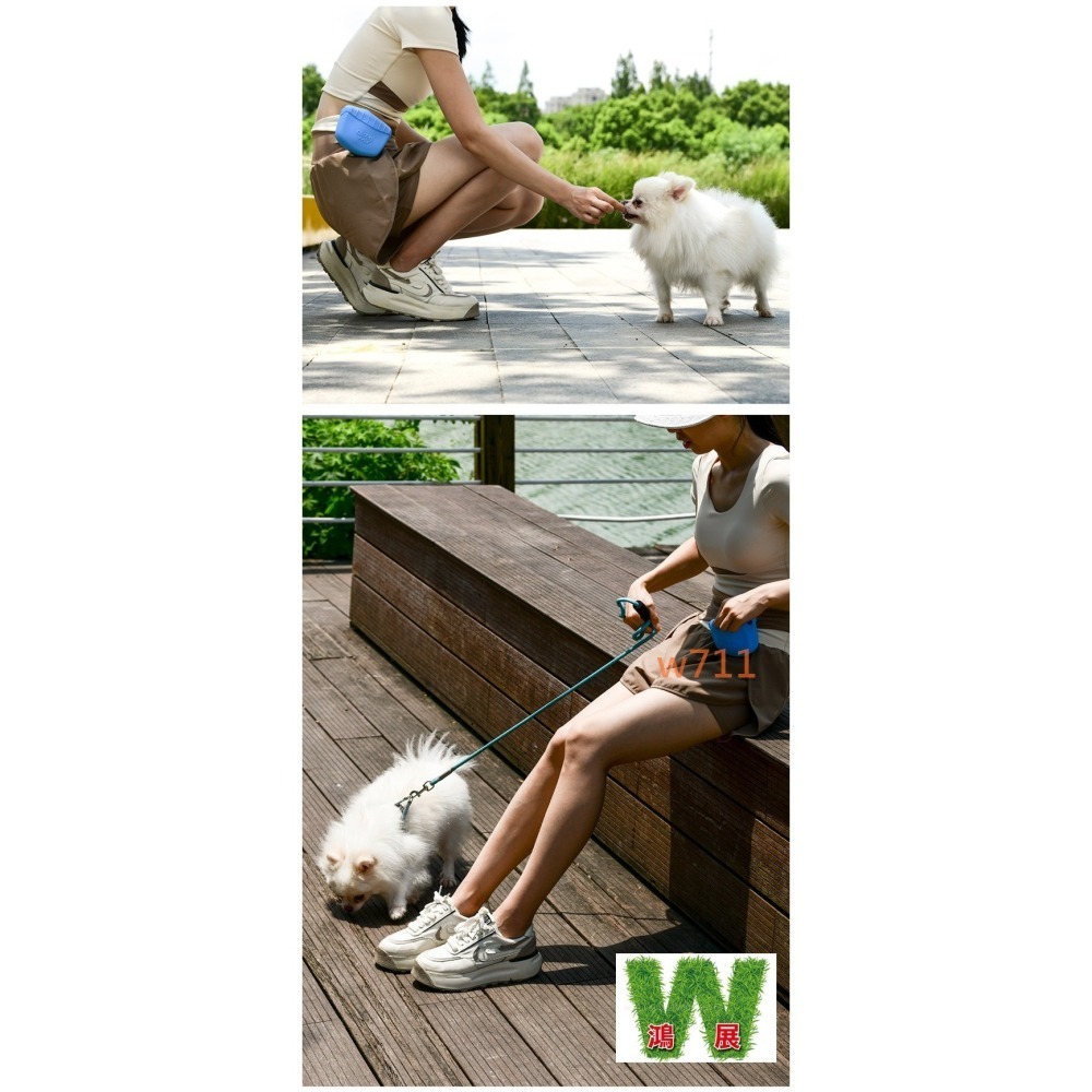 w711鴻展 貓狗 訓犬 零食包 寵物 戶外腰包 隨身 攜帶 外出 狗狗 外出 戶外 攜帶 Aisenwe-細節圖9