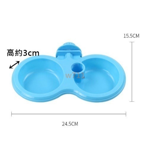 w711鴻展 寵物 糖果色 不銹鋼 貓狗 碗 可掛式 寵物 貓食盆 懸掛式 不銹鋼掛碗-細節圖5