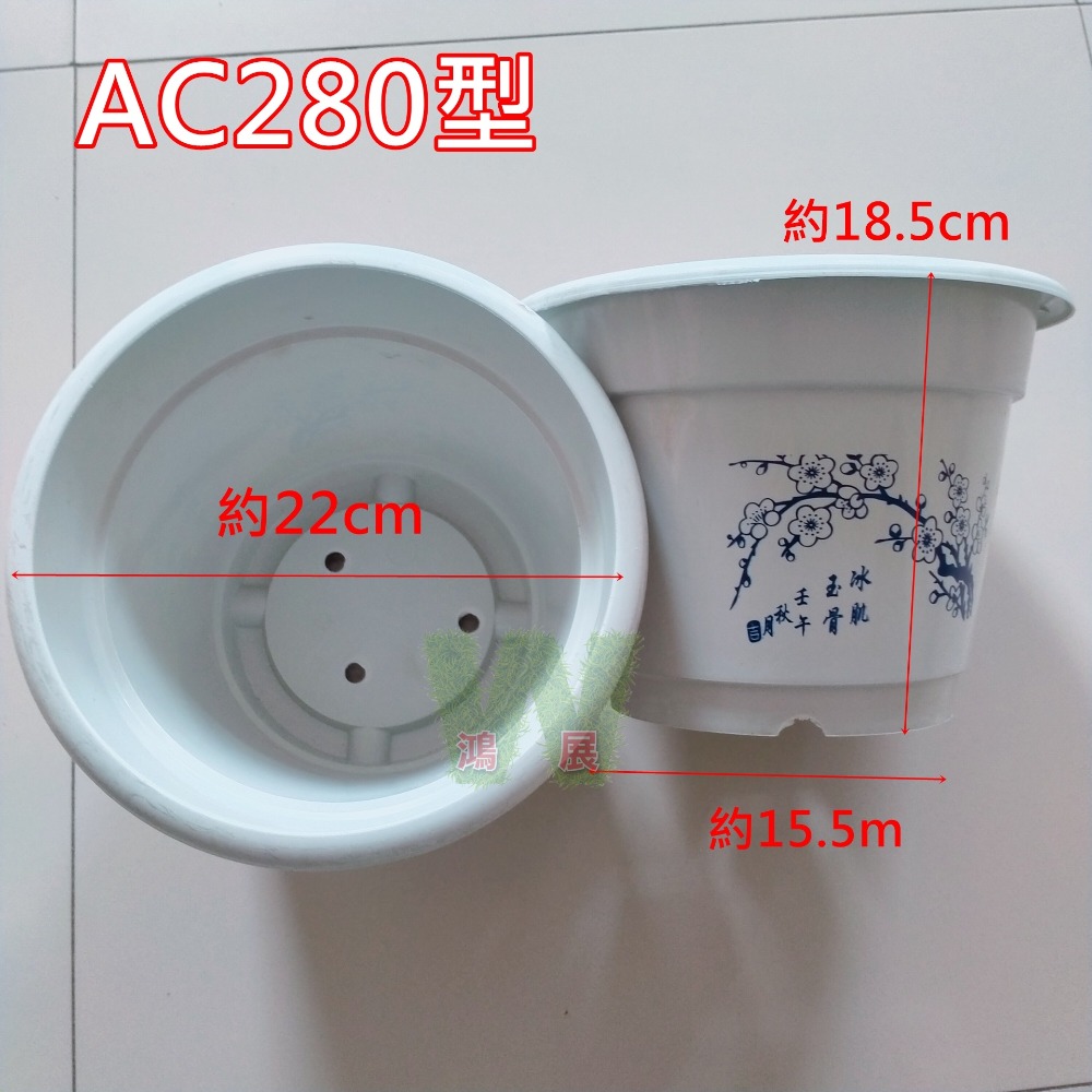 w711鴻展 花盆 多肉 圓盆 育苗 多種尺寸 小盆景 多肉育苗 種植 塑膠花盆 多肉種植 黑圓盆 白圓盆 托盤 托架-規格圖7
