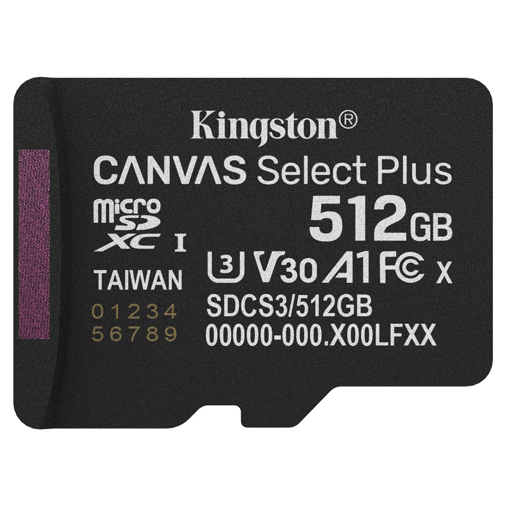 金士頓 Kingston Canvas Select Plus microSD 記憶卡 64GB~1TB-規格圖2