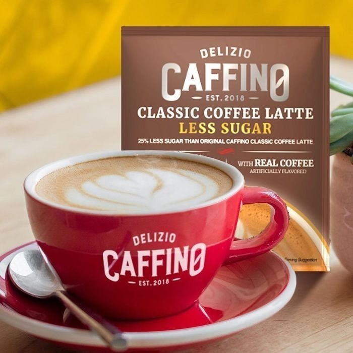 即期品【CAFFINO】經典拿鐵咖啡-減糖風味（20gX10包）(產品效期2025/06/04)-細節圖2