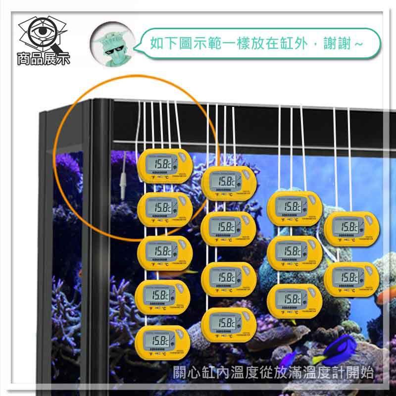 【W85】現貨《外掛電子溫度計 》攝氏華氏轉換 爬蟲/水族/生態箱 數位溫度計 2色【MI-1111@】-細節圖5