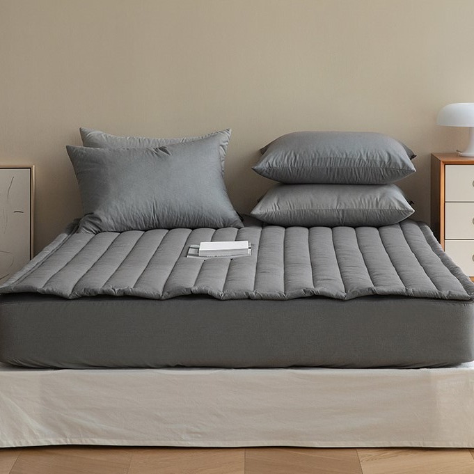 韓國床墊【溫暖家】maatila 素色無印風系列 素色 床墊 止滑墊 水洗  墊子 四季用 韓國 寢具-細節圖7