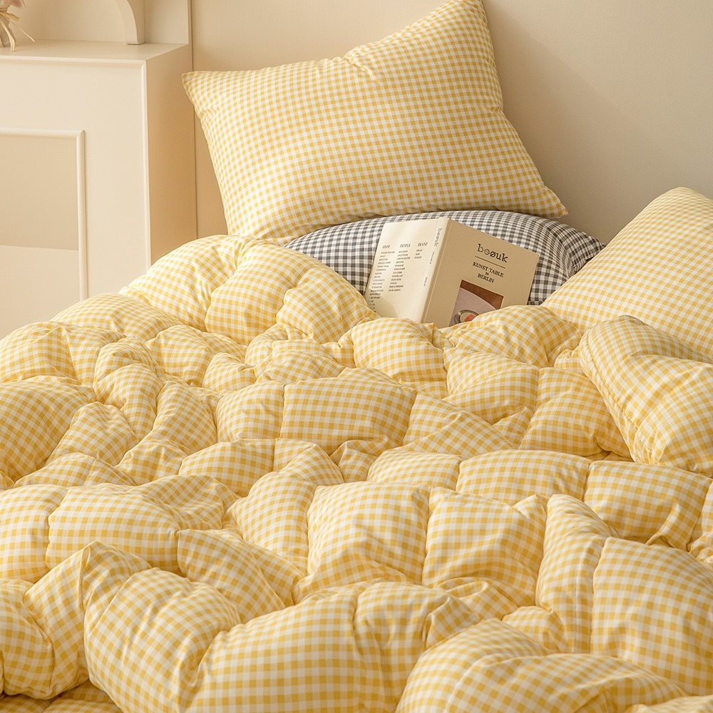 韓國四季被【溫暖家】maatila 甜品格紋系列 9款花色 韓國棉被 枕頭套 韓國製 被子 被單 被套 棉被 枕套 被-細節圖5