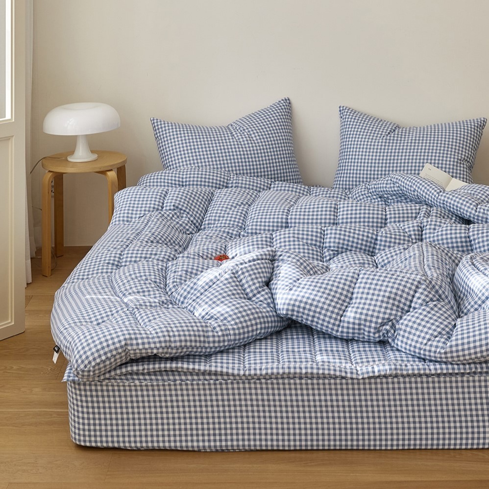 韓國四季被【溫暖家】maatila 甜品格紋系列 9款花色 韓國棉被 枕頭套 韓國製 被子 被單 被套 棉被 枕套 被-細節圖7