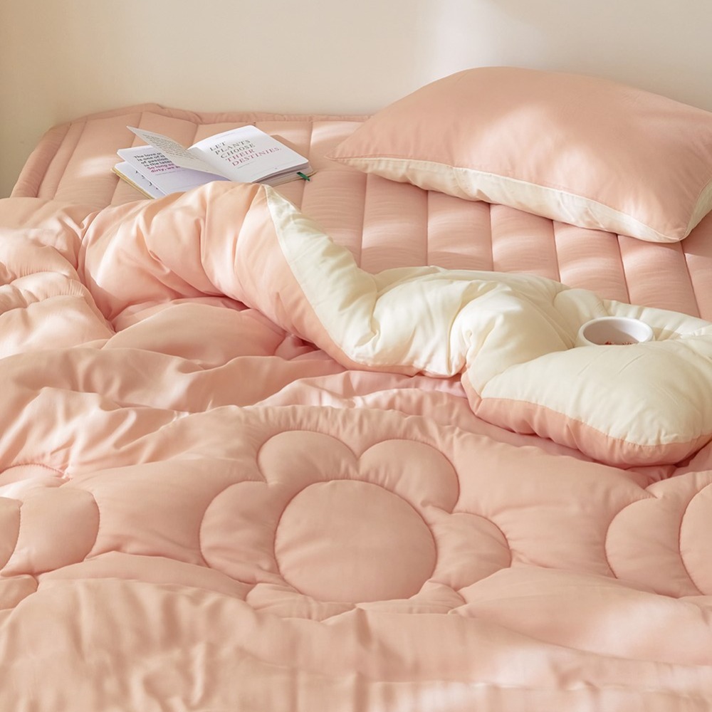 韓國兒童四季被【溫暖家】maatila 可愛雲朵莫代爾系列 大童 被子 枕頭套 水洗 棉被 韓國棉被 童被-細節圖2