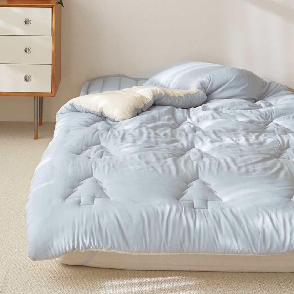 韓國兒童四季被【溫暖家】maatila 可愛雲朵莫代爾系列 大童 被子 枕頭套 水洗 棉被 韓國棉被 童被-細節圖3