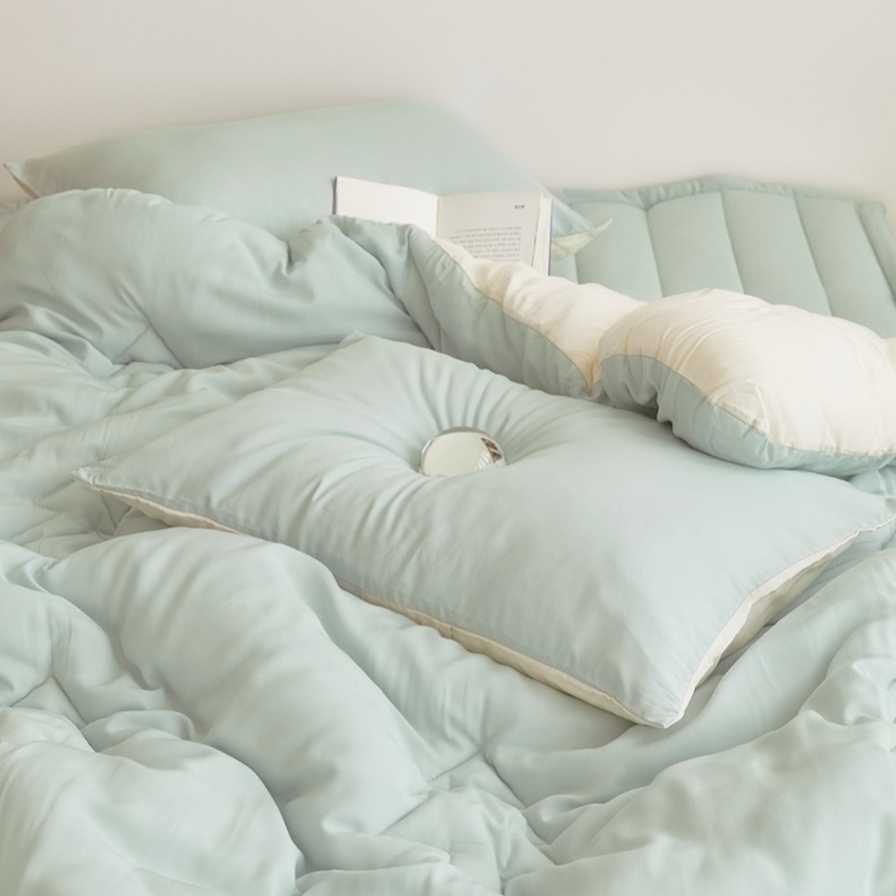 韓國兒童四季被【溫暖家】maatila 可愛雲朵莫代爾系列 大童 被子 枕頭套 水洗 棉被 韓國棉被 童被-細節圖4