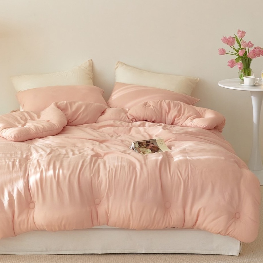 韓國四季被【溫暖家】maatila 鮮奶油 莫代爾棉 四季被 涼感 韓國棉被 床墊 水洗 枕頭套 被子 被套 被單-細節圖3