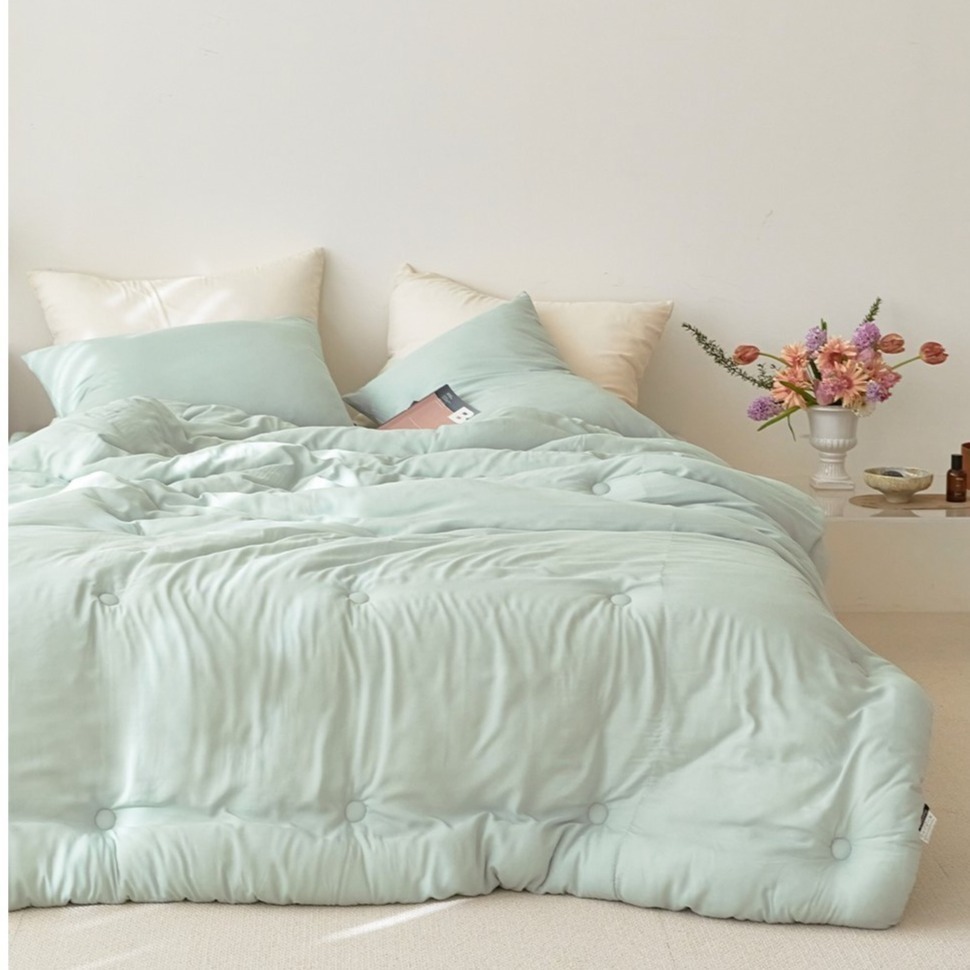 韓國四季被【溫暖家】maatila 鮮奶油 莫代爾棉 四季被 涼感 韓國棉被 床墊 水洗 枕頭套 被子 被套 被單-細節圖4