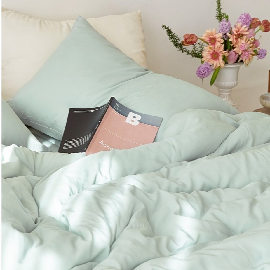 韓國四季被【溫暖家】maatila 鮮奶油 莫代爾棉 四季被 涼感 韓國棉被 床墊 水洗 枕頭套 被子 被套 被單-細節圖10