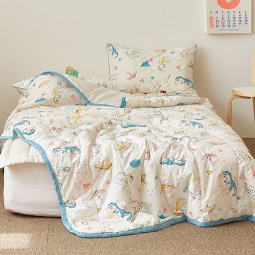 韓國兒童涼被【溫暖家】maatila 夏天的朋友 雙材質夏被 大童 被子 枕頭套 水洗 棉被 涼被 被單 童被-細節圖6
