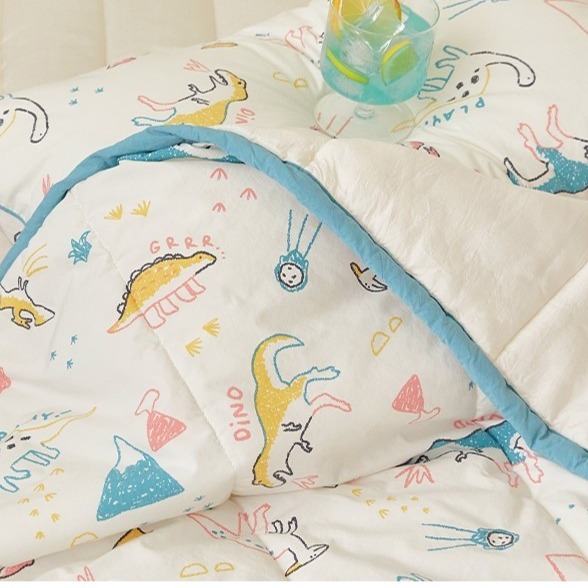 韓國兒童涼被【溫暖家】maatila 夏天的朋友 雙材質夏被 大童 被子 枕頭套 水洗 棉被 涼被 被單 童被-細節圖7